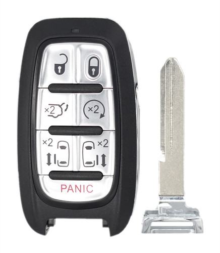 New Aftermarket Chrysler Key Fob Replacement 7 Button SUBS-CHRYS-M3N-97395900-6B