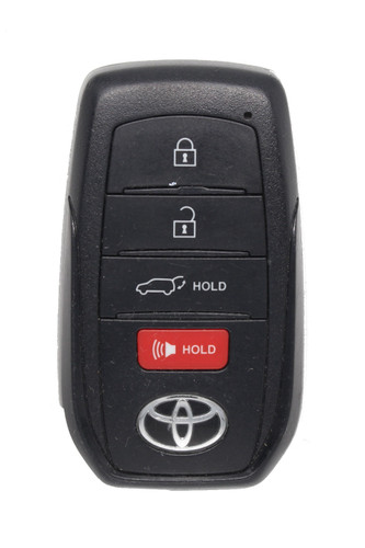 Unrefurbished OEM Toyota Crown 8990H-30260 HYQ14FGZ 4 Button Key Fob w/ Trunk Release - Grade C