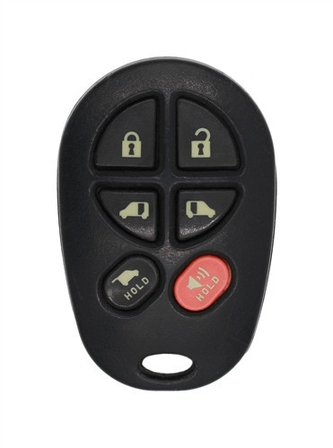 ريموت تويوتا سيينا، أصلي، 6 أزرار، (GQ43VT20T)