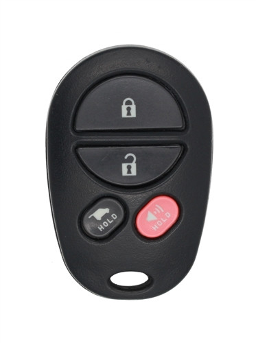 ريموت تويوتا سيينا، أصلي، 4 أزرار، (GQ43VT20T)