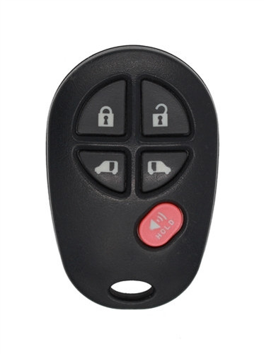 ريموت تويوتا سيينا، أصلي، 5 أزرار، (GQ43VT20T)