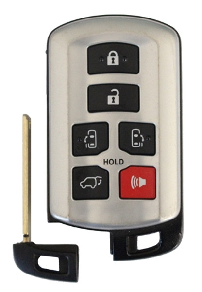 Toyota Sienna OEM 6 Button Key Fob