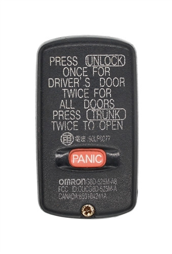 G8D-525M-A 4 BUTTON Factory OEM KEY FOB Keyless Entry Remote Alarm