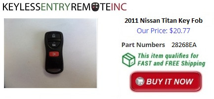 2011 Nissan Titan Key Fob Remote Programming Instructions
