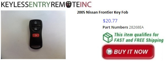 2005 Nissan Frontier Key Fob Remote Programming Instructions