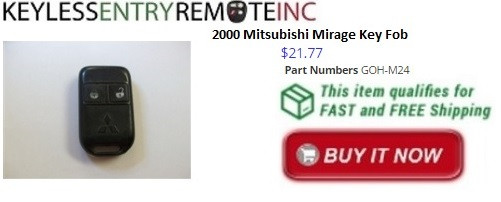 2000 Mitsubishi Mirage Key Fob Remote Programming Instructions