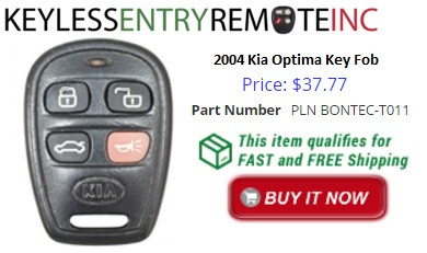 2004 Kia Optima Key Fob Remote Programming Instructions