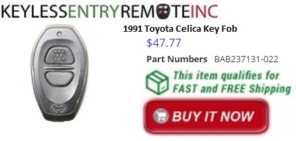 1991 Toyota Celica Key Fob Remote Programming Instructions
