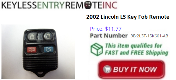 2002 Lincoln LS Keyless Entry Remote Programming Instructions