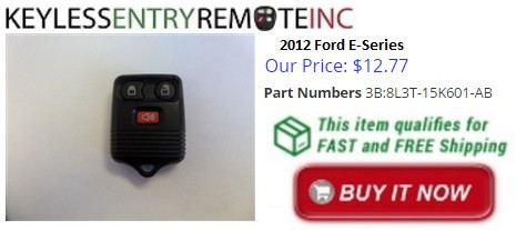2012 Ford E-Series Key Fob Remote Programming Instructions