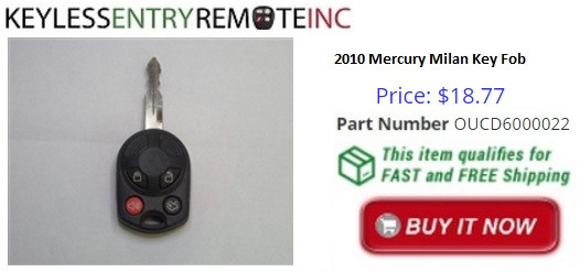 2010 Mercury Milan Key Fob Remote Programming Instructions