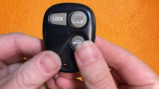 How To Change A 1997-1999 GMC Suburban Key Fob Remote Battery