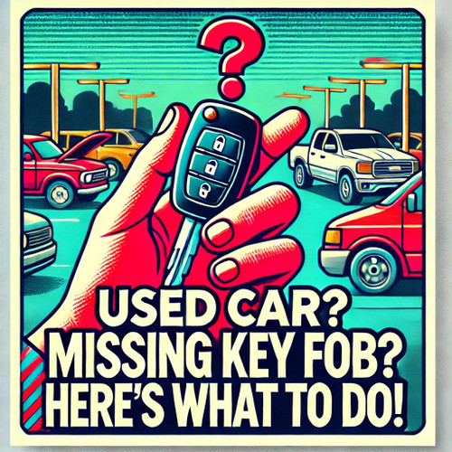 Used Car Buying Tip: What to Do If Your Vehicle Doesn’t Come with a Key Fob