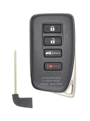 Lexus RX 450hL OEM 4 Button Key Fob HYQ14FLB