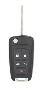 2010-2019 Chevrolet Equinox OEM 5 Button Key Fob Front View