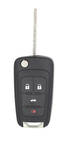 2010-2019 Chevrolet Equinox OEM 4 Button Key Fob OHT01060512 Front View