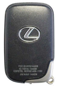 2009-2012 Lexus IS F OEM 4 Button Key Fob HYQ14AEM Back View