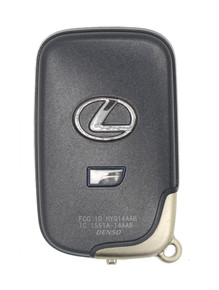 2009-2010 Lexus IS F OEM 4 Button Key Fob w/ F Logo 271451-3370 E Back View