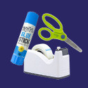 Scissors, Glue & Tape