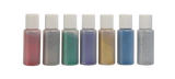 Bertie® Glitter Powder Craft Material Assorted Colours 35g 7pc
