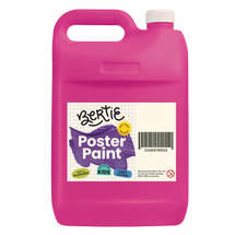 Bertie® Washable Poster Paint Pink 5L - Default Image