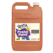Bertie® Washable Poster Paint Orange 5L - Default Image