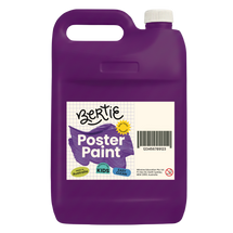 Bertie® Washable Poster Paint Purple 5L - Default Image