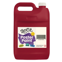 Bertie® Washable Poster Paint Red 5L - Default Image