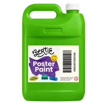 Bertie® Washable Poster Paint Lime 5L - Default Image