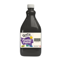 Bertie® Washable Poster Paint Black 2L - Default Image