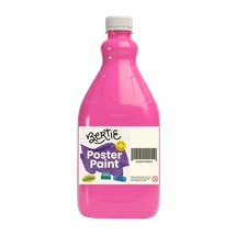 Bertie® Washable Poster Paint Pink 2L - Default Image