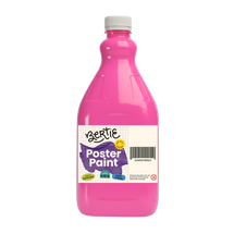 Bertie® Washable Poster Paint Pink 2L - Default Image