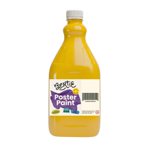 Bertie® Washable Poster Paint Yellow 2L - Default Image