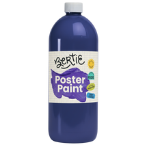 Bertie® Washable Poster Paint Blue 1L - Default Image
