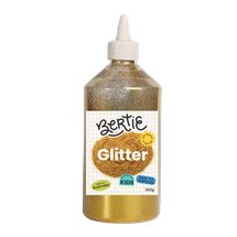 Bertie® Glitter Powder Craft Material Gold 300g - Default Image