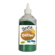 Bertie® Glitter Powder Craft Material Green 300g - Default Image