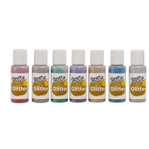 Bertie® Glitter Powder Craft Material Assorted Colours 35g 7pc - Default Image