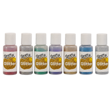 Bertie® Glitter Powder Craft Material Assorted Colours 35g 7pc - Default Image