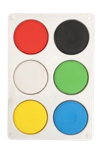 Bertie® Watercolour Palette Set Basics 6pc + Palette - Default Image
