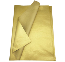 Tissue Paper Metallic Gold 18gsm 500mm x 750mm 3sht - Default Image