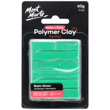 Mont Marte® Oven Bake Polymer Clay Basic Green 60g - Product Image 2