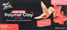 Mont Marte® Oven Bake Polymer Clay Scarlet 400g - Default Image