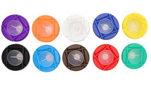 Bertie® Clear Non Spill Paint Pot Set 10pc - Product Image 2
