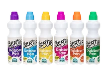 Bertie® Dot Painting Dabber Pens Assorted Colours 70mL 6pc - Default Image