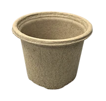 Bertie® Papier Mache Flower Pots 12pc - Default Image