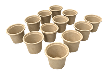 Bertie® Papier Mache Flower Pots 12pc - Product Image 2