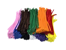 Bertie® Chenille Stems Assorted Colours 30cm 1000pc - Default Image
