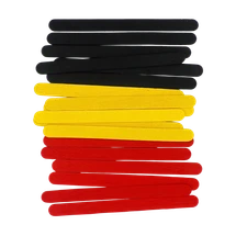 Wooden Craft Sticks Our Country 100pc