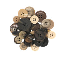 Tub of Buttons Natural 250g - Default Image