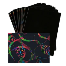 Bertie® Scratch Art Paper 18.5 x 25.3cm 25pc - Default Image